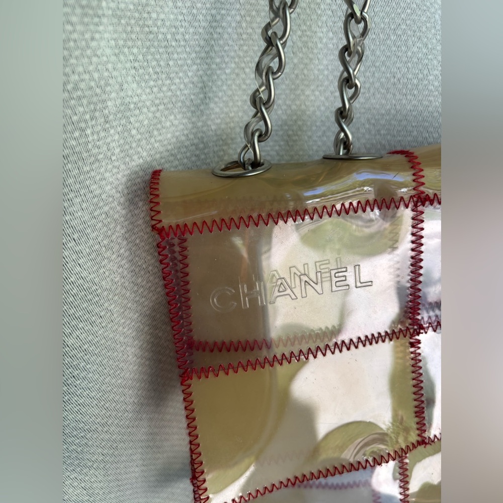 Authentic Chanel Matelasse Patchwork Flap Bag Pvc… - image 3